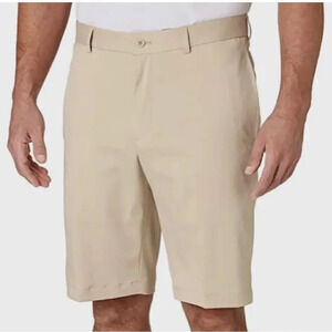 Slazenger men’s 10” golf shorts, tan. Size 30